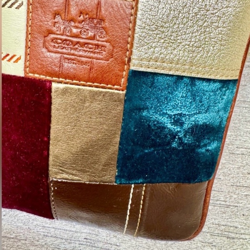 Coach “2007” Y2K Holiday Patchwork Crossbody/Swing Bag (#40929)(EUC) - Picture 3 of 17